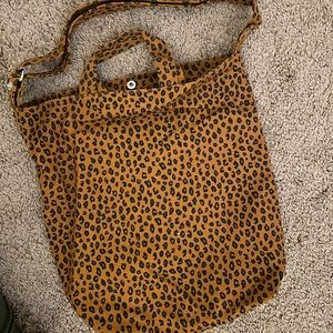Leopard print TOTE BAG